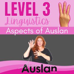 Level 3 (Aspects of Auslan - Linguistics)
